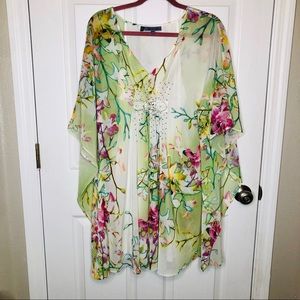 Jennifer Lopez Kimono Dress with Beading